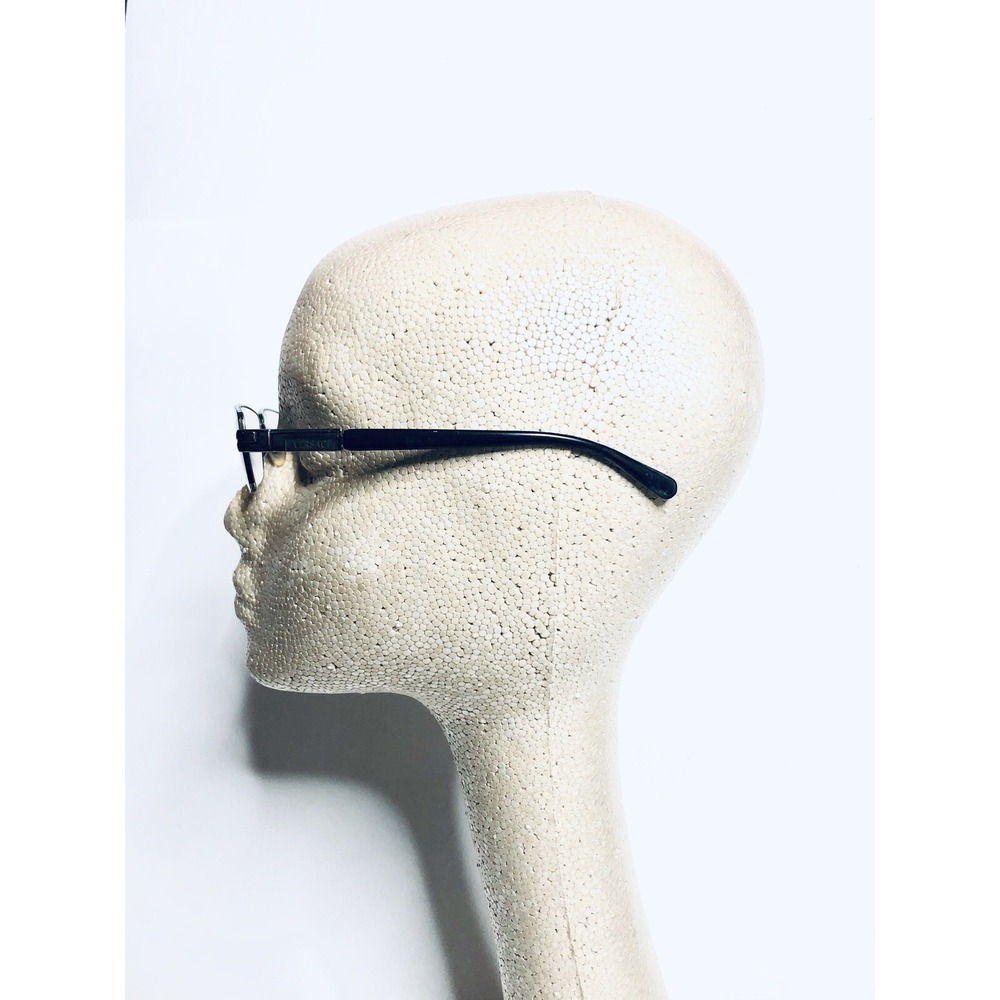 Versace Silver Metal Rectangular Glasses w Tortoise Temples Italy MOD 53 16 135 - Picture 11 of 11